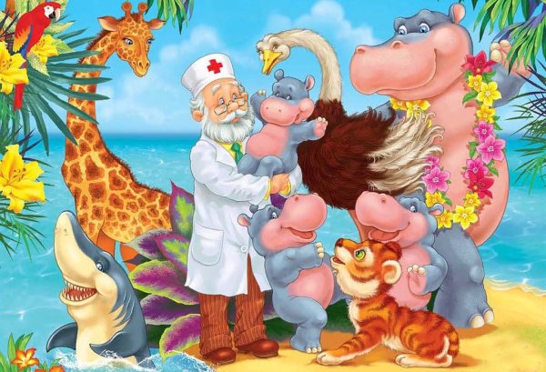 Чуковский доктор Айболит иллюстрации