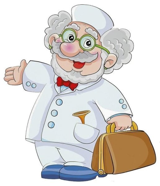 Айболит клипарт на прозрачном фоне