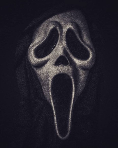 Маска крик вектор