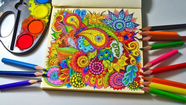 Картинки для срисовки сложные красочные