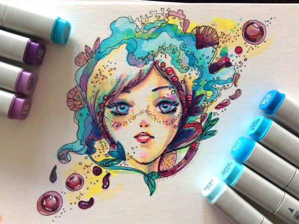 Яркий орнамент