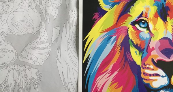 Бабочка Раскрашенная