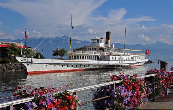 Швейцария монтрё пароходы
