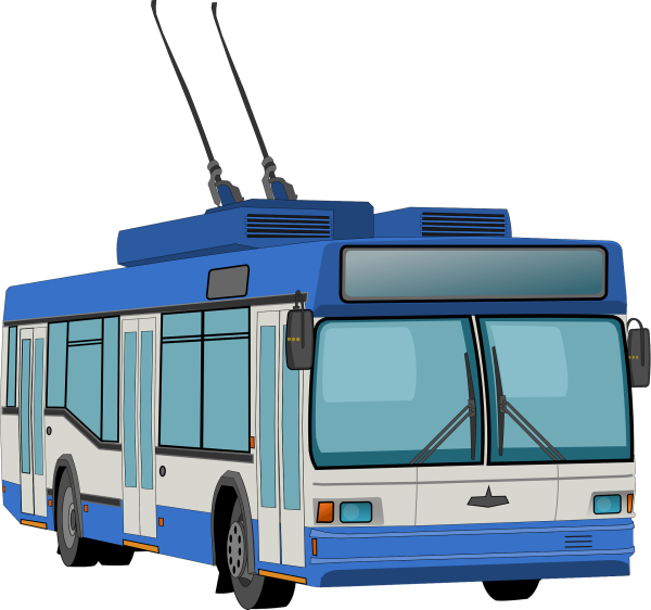 Троллейбус пиксель