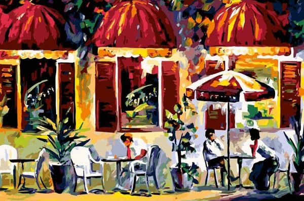 Кафе Париж Импрессионисты интерьер