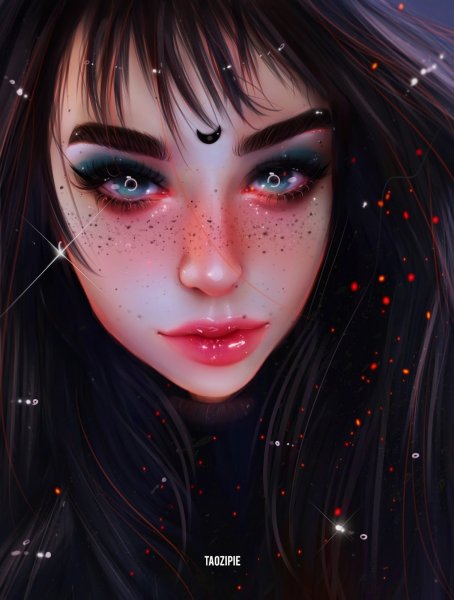 Портрет в стиле Digital Art