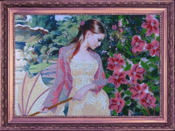 Набор для вышивания бисером Butterfly "на окраине села"