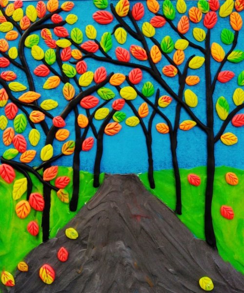 Картины из пластилина