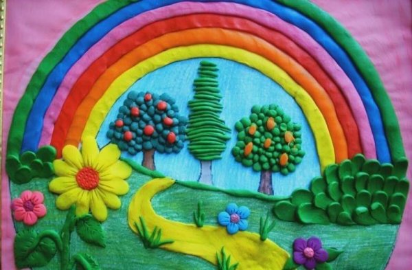 Цветочная Поляна пластилинографи