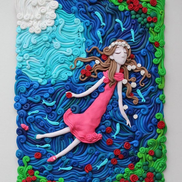 Пластилиновые картины Татьяны Лазарюк