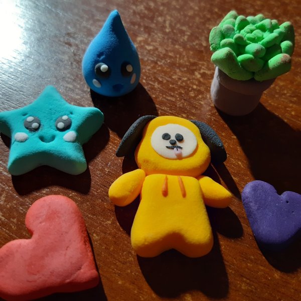 Фигурки из пластилина