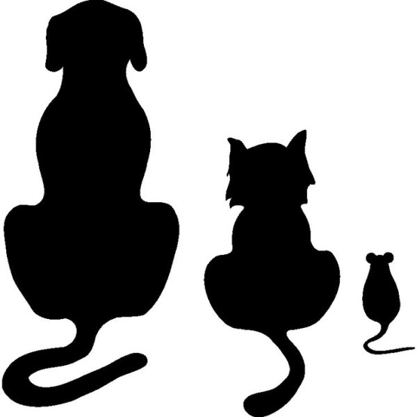 Силуэт кота