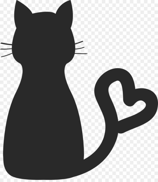 Силуэты котов