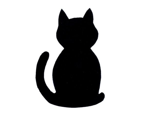 Трафарет кошки