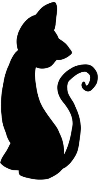 Трафареты кошек для декора