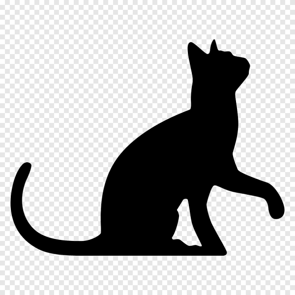 Силуэт кота