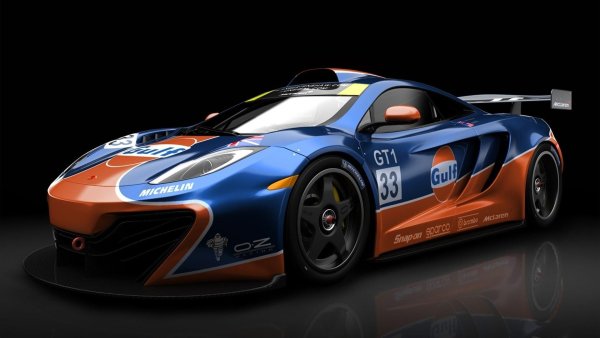 MCLAREN f1 GTR красный