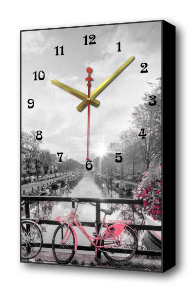 Настенные часы осенний Париж Timebox Toplight 60х37х4см TL-c5015