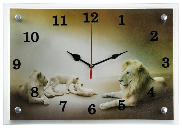 Часы настенные прямоугольные