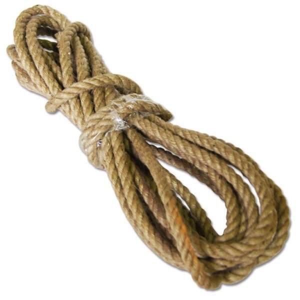 Веревка джутовая 10 мм 10 м