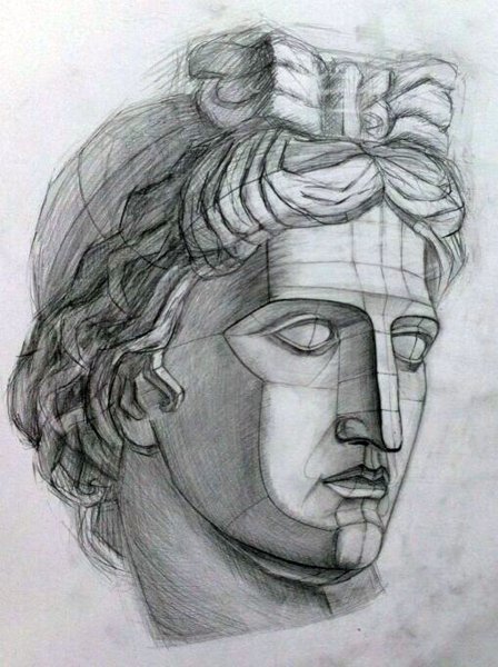 Академический портрет Давид