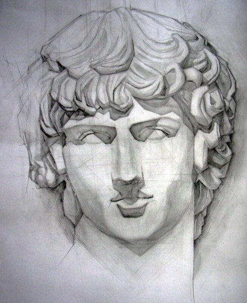 Голова Давида Академия художеств