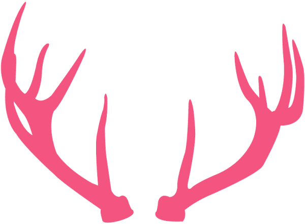 Рога оленя без фона
