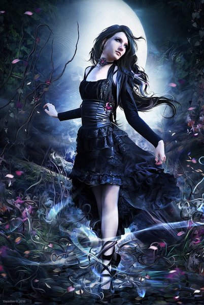 Черноволосая ведьма