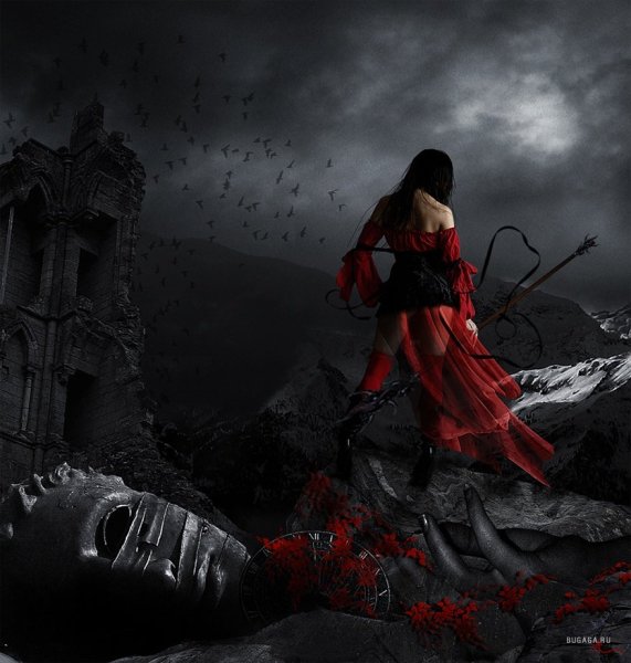 Красивые мистические девушки