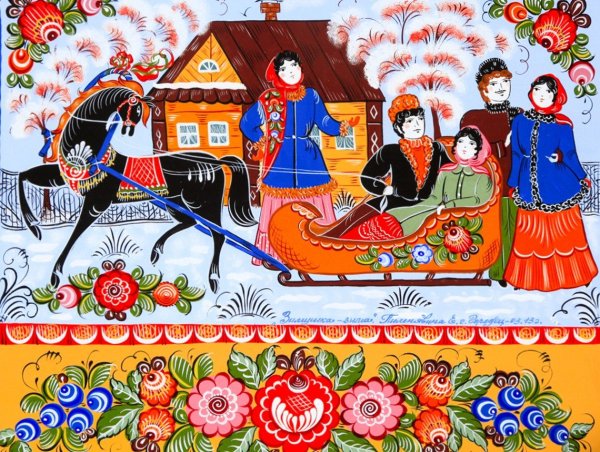 Городецкая роспись