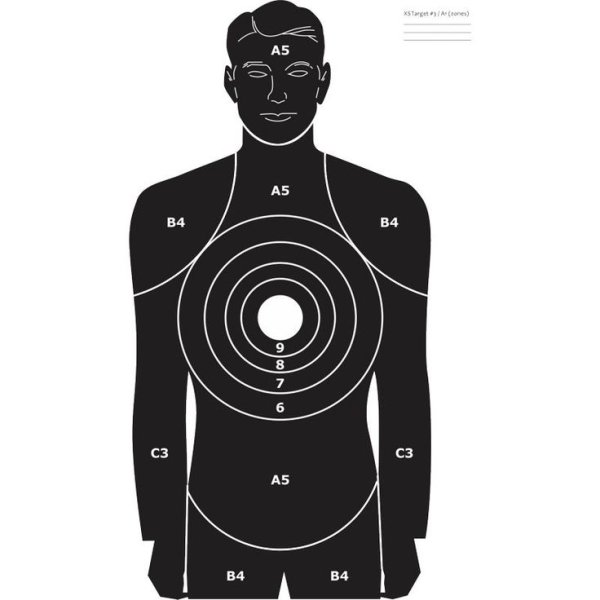Пистолетная мишень 25 метров