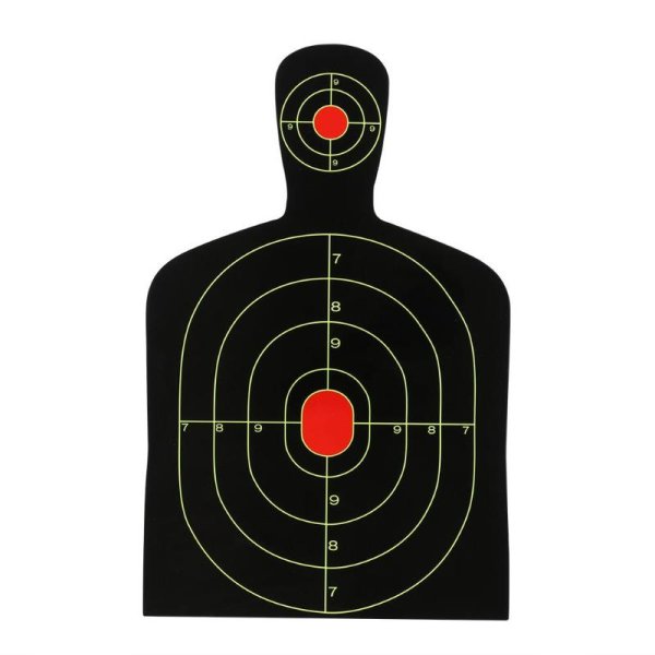 Мишень для воздушки 10 метров а4