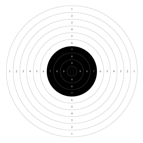 Мишень круглая