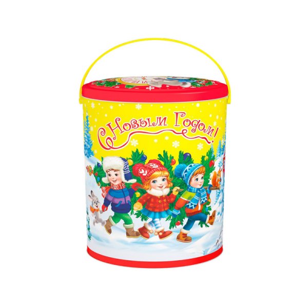 Новогодняя упаковка овал