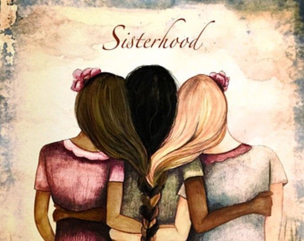 Две подруги открытка