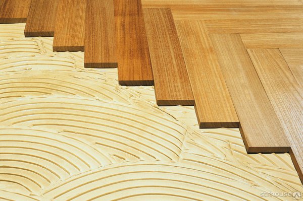 Укладка паркета