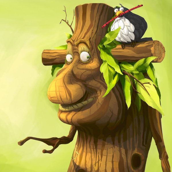 Леший картинки нарисованные