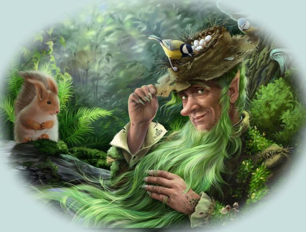 Кикимора Болотная и Леший