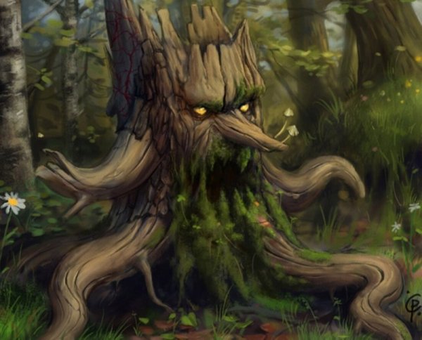 Зеленый Леший дух лесиный