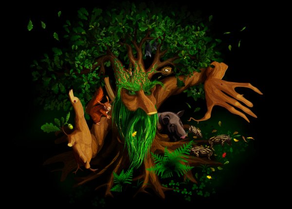 Надпись Леший