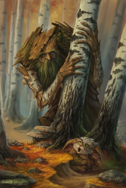 Леший мальчик арт