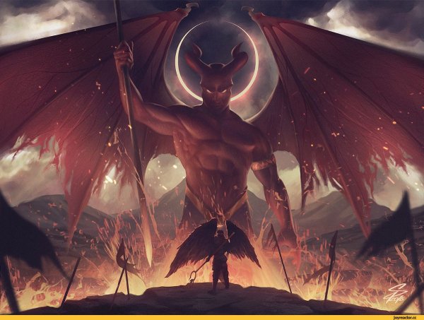 Ангел и демон картинки рисунки