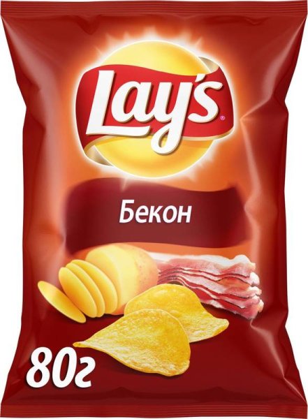 Чипсы бекон "lay`s" 150г