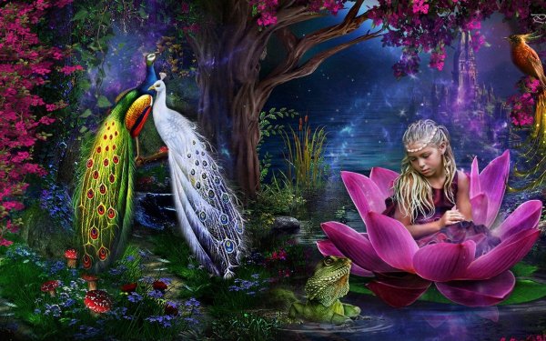 Сказочный мир в цветах