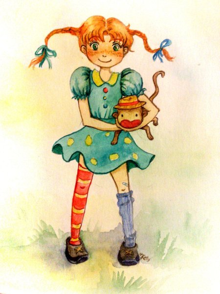 Астрид Линдгрен Пеппи длинныйчудлк