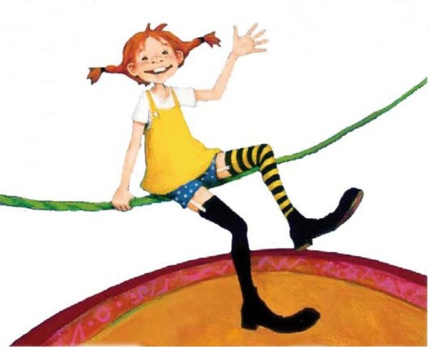 Линдгрен Пеппи длинный чулок иллюстрации