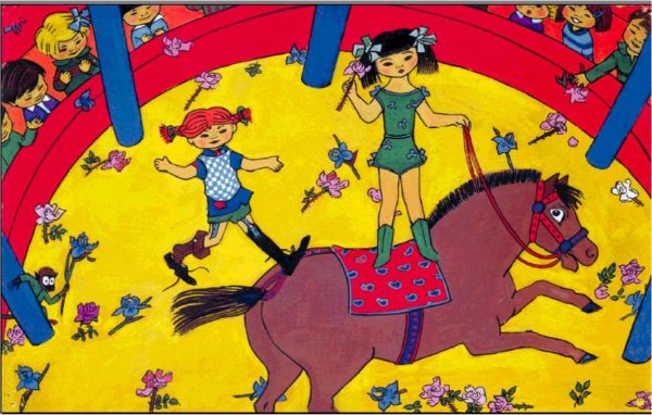 Пеппи длинный чулок