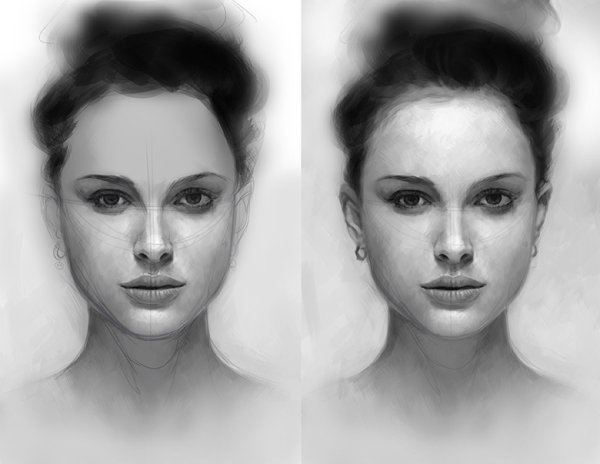 Портрет Светотень
