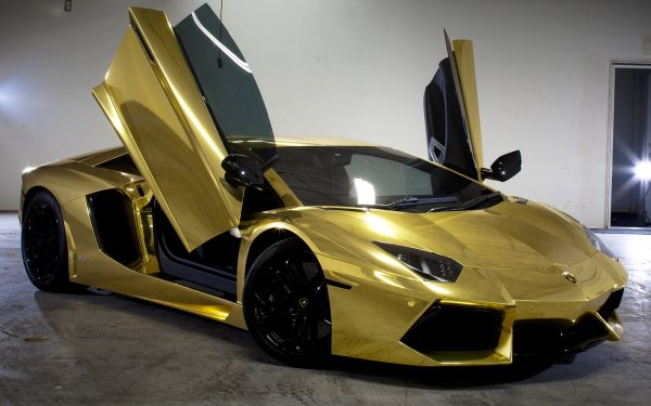 Золотая Lamborghini Золотая Ламба