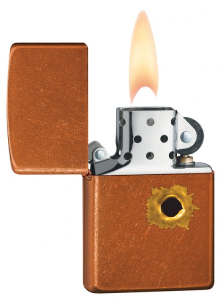 24717 Зажигалка "Zippo" bulletпокр.Toffee